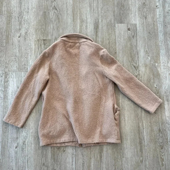 Womens Rachel Zoe Brown/Tan Wool Blend Cardigan Jacket - L - Picture 4 of 5